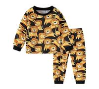Pyjama Garçon Ensemble Deux pièces Vêtement d'intérieur Maison Unisexe Confortable et Doux T Shirt Tops Pjs Shorts Dinosaure Requin Voitures de vêtements Nuit