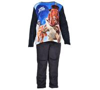 Pyjama Garçon Licence : Mickey, Looney Tunes, Age De Glace, Minions, Peppa Pig En Coton Ultra Confort Age De Glace Ph2257 Marine Polaire
