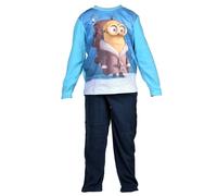 Pyjama Garçon Licence : Mickey, Looney Tunes, Age De Glace, Minions, Peppa Pig En Coton Ultra Confort Les Minions Dph2105 Bleu