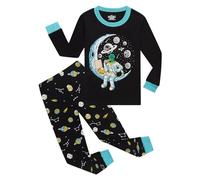 Pyjama Garçon Vêtement de Nuit Enfant Doux Confortable Vêtements Détente Kawaii d'été Haut Col Rond Pantalon Dinosaure Requin Voitures Four Seasons Enfants