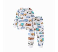 Pyjama Garçons Noël en Bas pour Enfants Excavatrice De Longue Vêtements De Nuit Pyjamas PJ Ensembles de De Dors Bien Taille 4-5 Ans 5T Cadeaux de Thanksgiving