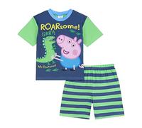 Pyjama George Pig pour garçon, motif dinosaure, produit officiel George Pig, Vert, 4-5 ans
