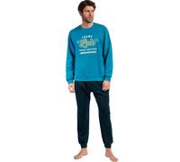 Pyjama haut manches longues et pantalon Admas Snow Lois Bleu M