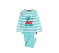 Pyjama haut manches longues et pantalon fille Admas New Day Plan Bleu 8 ans