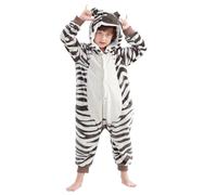 Pyjama Hiver Enfant Garcon 4 Ans - Combinaison d'hiver à Manches Longues pour Filles et garçons Tenue de soirée Dessin animé Dinosaure Panda Cosplay vêtements d'extérieur (White 7-8 Years)