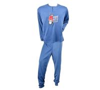Pyjama Homme Long Sweet Secret C2690 Scooter Bleu