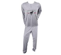 Pyjama Homme Long Sweet Secret C2709 Polo Confort Gris
