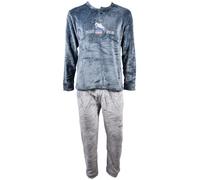 Pyjama Homme Long Sweet Secret J2084 Polaire Gris