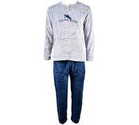 Pyjama Homme Long Sweet Secret J2084 Polaire Marine