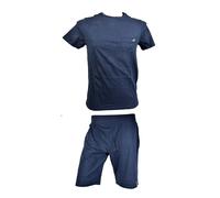 Pyjama Homme New Man En Coton -Chaleur, Douceur Et Confort- Pyjacourt Newman 3616 Col Rond Marine