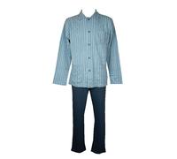 Pyjama homme RAGNO hiver interlock ouvert devant avec poches col et poche articl