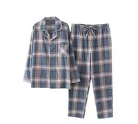 Pyjama Homme Vert, Pyjama Homme Ensemble, Pyjamas Hommes Coton Hiver, Tenue De Nuit, Sleepwear, 2 Pièces, Décontracté, Doux Et Confortable, Grande Taille, Pas Cher,Pyjamas Blanc