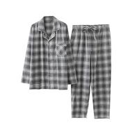 Pyjama Homme Vert, Pyjama Homme Ensemble, Pyjamas Hommes Coton Hiver, Tenue De Nuit, Sleepwear, 2 Pièces, Décontracté, Doux Et Confortable, Grande Taille, Pas Cher,Pyjamas Blanc