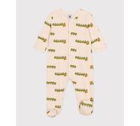 Pyjama imprimé animal en coton bébé Petit Bateau - écru - Taille 3 mois 3M écru/multicouleur