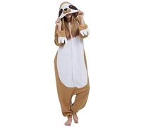 Pyjama Licorne Kigurumi Adulte Animal Cosplay Costume Sleepwear Combinaison Jumpsuit,L,Sloth 2