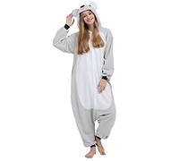 Pyjama Licorne Kigurumi Adulte Animal Cosplay Costume Sleepwear Combinaison Jumpsuit,S,Koala