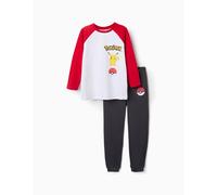 Pyjama Long En Coton À Imprimé Pokémon Blanc 2/3A