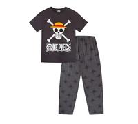 Pyjama Long en Coton pour Homme One Piece, Noir , L