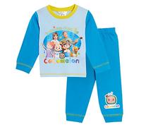 Pyjama long pour garçon CoCo Melon YouTube J.J. + Famille, bleu, 12-18 Months