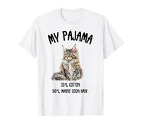 Pyjama Maine Coon parfait pour les amoureux des chats T-Shirt