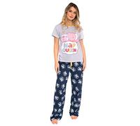 Pyjama Maman Cochon Peppa Pig pour Les Femmes Gris L