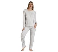 Pyjama manches longues femme Admas Classic Soft Gris M