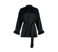 Pyjama manches longues manches longues femme Lisca Passion Noir 40