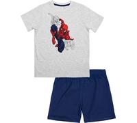Pyjama Marvel Spiderman - Pyjama en coton avec chemise à manches courtes et short 134/140
