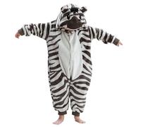 Pyjama Mixte Enfant Halloween Cosplay Enfants Animal, Blanc, 10-12 ans