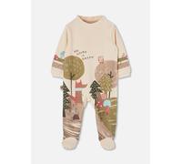 Pyjama Molleton Bébé Imprimé Forêt Blanc 9M(71CM)