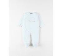 Pyjama naissance 1 pièce éléphant en jersey, beige 0M
