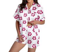 Pyjama Noel Chaud Et Doux Femme Enceinte Veste Femm Bas De Short Combinaison Polaire Automne Halloween Grande Taille À Carreaux en Coton Ensembles Hiver Pijamas Stitch Ensemble
