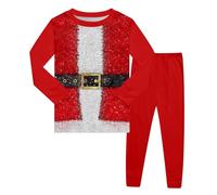 Pyjama Noël Enfant Manches Longues Imprimé Coco Deux Pièces Tenue Maison Familiale Nuit Hiver Saint Nicolas Spectacle Famille Cadeau Années Confortable Coton Doux Décoration Célébration n12