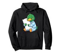 Pyjama Nuage Mignon en Forme de Canard endormi Sweat à Capuche
