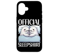 Pyjama Officiel Seal Sleep Humour Coque pour iPhone 16