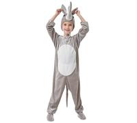 Pyjama One Piece Enfant Combinaison à Capuche pour Enfants,Costume de fête,Combinaison Cosplay,Fermeture éclair,vêtements de Nuit Chauds(Light Gray,8-9 Ans)
