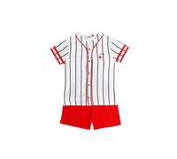 Pyjama ouvert enfant Peanuts Snoopy Strike Blanc 6 ans