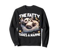 Pyjama Panda Le Gros Panda Fait Une Sieste Le Matin grogne Sweatshirt