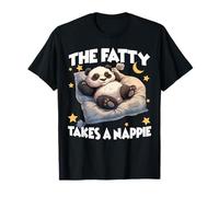 Pyjama Panda Le Gros Panda Fait Une Sieste Le Matin grogne T-Shirt
