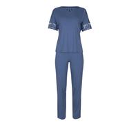 Pyjama pantalon femme Lisca Juliette Bleu M