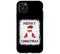 Pyjama Père Noël Blanchi Snow and Santa Claus Merry Christmas Coque pour iPhone 11 Pro Max