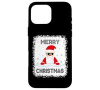 Pyjama Père Noël Blanchi Snow and Santa Claus Merry Christmas Coque pour iPhone 16 Pro Max
