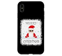 Pyjama Père Noël Blanchi Snow and Santa Claus Merry Christmas Coque pour iPhone XS Max