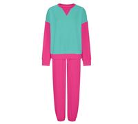 Pyjama Pilou Homme Pyjama Femme Short Dentelle Women S 2 Piece Sweatsuit Oversized Sweatshirt Sweatpants Matching Set Fall Outfits Winter Clothes Combinaison Fille Vetement Sexy Hot Pink S