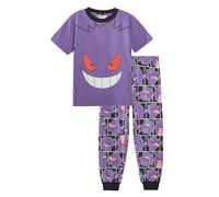Pyjama Pokémon à manches courtes pour enfants et adolescents avec bas pleine longueur, Gengar, 13-14 ans