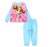 Pyjama Polaire Enfant Fille Pat Patrouille Stella Bleu Ciel (Taille 8 Ans,Couleur Bleu)