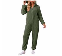 Pyjama Polaire Femme Combinaison Homme Pijamas Hiver Doux Onesie One Piece Deguisement Adulte Animal Cocooning Gonflable Moche Court Chaude Grande Taille