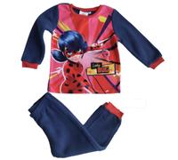 Pyjama Polaire Miraculous Ladybug Bleu (Taille 4 Ans,Couleur Bleu)