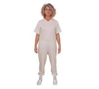 Pyjama pour Alzheimer avec Fermeture au Dos, 100% Coton Léger, Manches Courtes, Pantalon Long, 9012/3, pour Personnes âgées