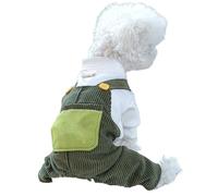 Pyjama pour chien, combinaison mignonne pour animal de compagnie, combinaison d'hiver chaude et douce à quatre pattes pour petits chiens, manteaux pour chiots, costumes pour temps froid